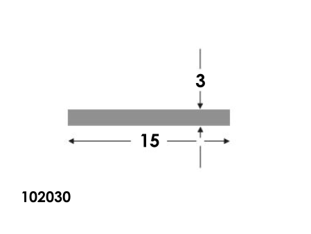 Platstaf 15x3.0 brute²