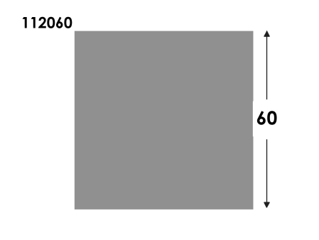 Vierkant staf 60 EN AW-6082 brute L:3000mm