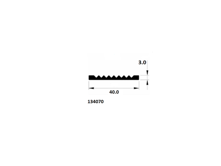 Slijtstrip 40x3.0 brute