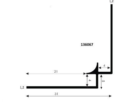 Binnenhoek 4 ral 7021 FS 4100 (+2xT)